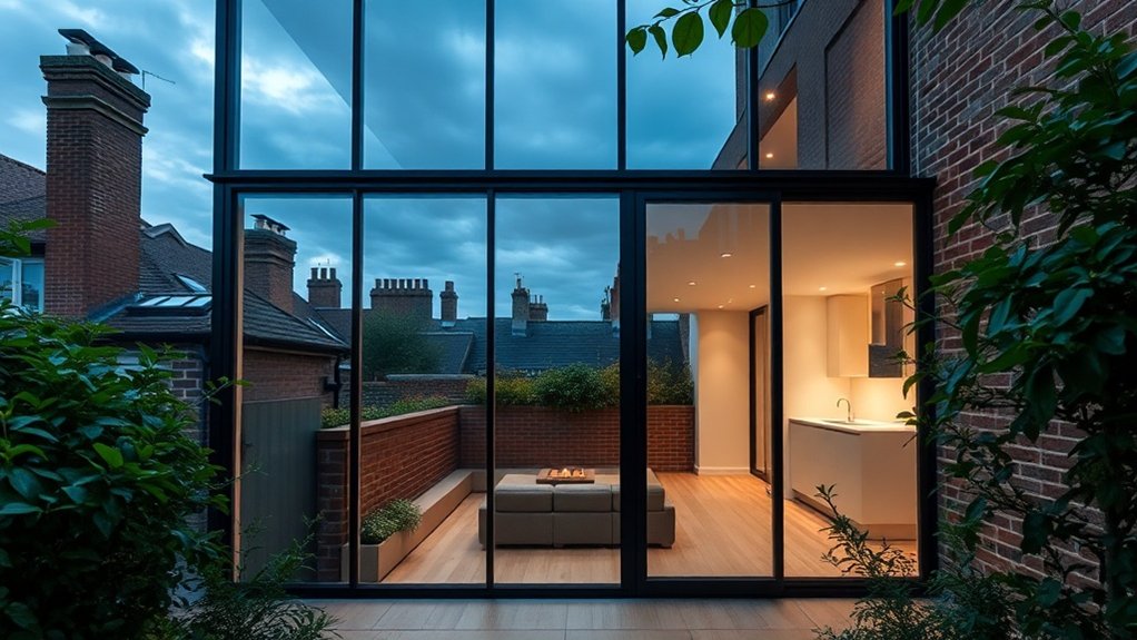 Glass Extension Walls Finchley Central