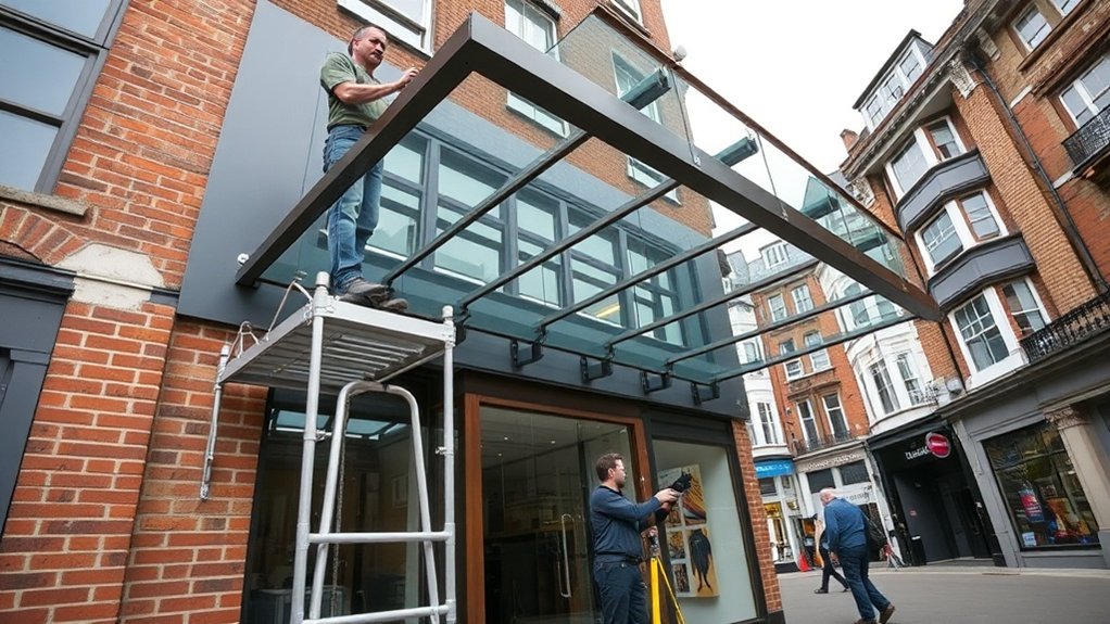 Shopfront Canopy Finchley Central