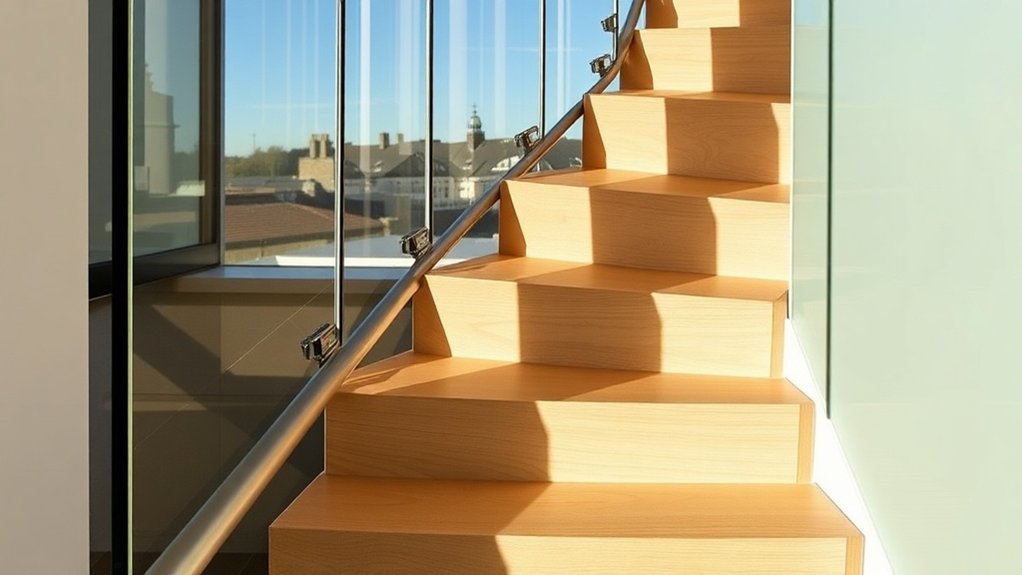 Staircase Glass Panels Finchley Central